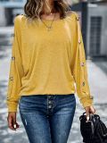 Knitting High Stretch Thermal Top Winter Fashion Casual T-Shirt