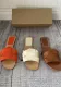 Black Flats Summer Square Toe Cross Casual Outdoor Wear Flat Sandals Women