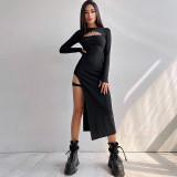Vrouwen vallen sexy uitgesneden bodycon-jurk