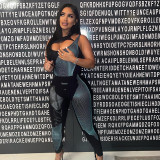 Damen bedruckter Cross Cut Out Bodysuit + Hose zweiteilig