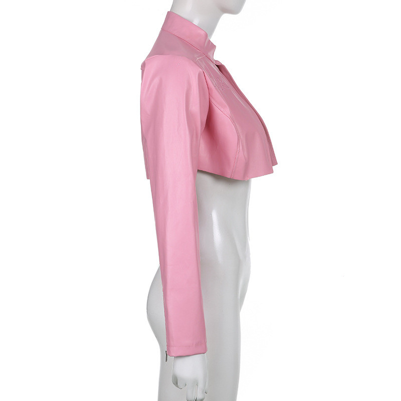 Wholesale Women Sexy Pink Baseball Jacket Global Lover