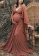 Spring Summer Pregnant Women Fluffy Swing Lace Dress
