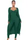 Fall Women'S Fashion Straps Jumpsuit + Casual Fall Loose Long Sleeves Cardigan