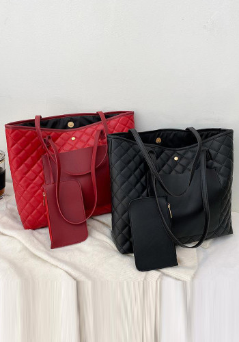 Women'S Large Capacity Bags Women'S Bags Lingge Tote Bags Handheld Shoulder Bags