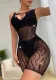 Sexy Beaded Keyhole Mesh Sleeveless Romper Temptation Lingerie