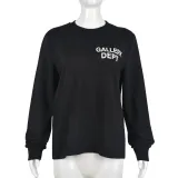 Women Long Sleeve Letter Print Long Sleeve T-Shirt