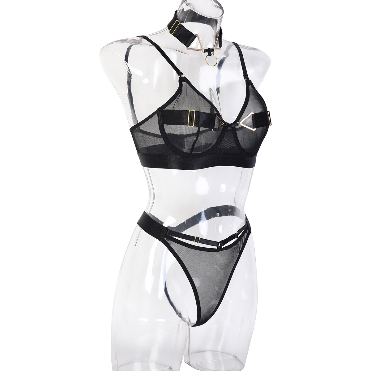 Sexy Transparent Panties For Women Bandage Bra Set – Come4Buy eShop
