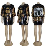 Women Fall Fashion Sequin Dresses