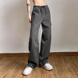 Summer Women Loose Casual Straight Lounge Pants