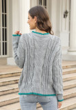 Women Round Neck Knitting Sweater