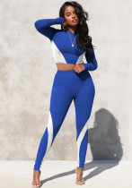 Moda femenina Tendencia sexy Estampado de posicionamiento Dos piezas