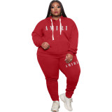 Plus Size Women Casual Long Sleeve Hoodies And Pant Women
