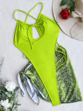 Women Sexy Bodysuit Swimwear Two Piece