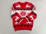 Christmas parent-child Christmas jacquard sweater