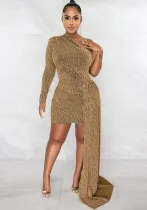 Sexy Slim Fit Solid Dress
