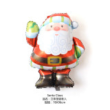 Red And Green Christmas Balloons Set Christmas Decoration Santa Party Balloon Christmas Letter Pennant