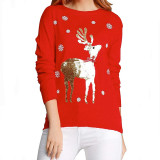 Christmas Women'S Sweater Women Winter Pullover Fashion Top Knitting Shirt