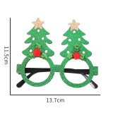 Christmas Decoration Glasses Christmas Adult Children Photo Props Snowman Tree Bow Glasses Frame