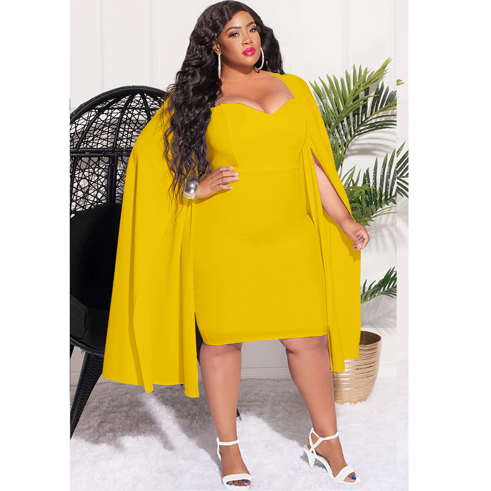 Plus Size Women'S Fall Winter Fashion Chic Bodycon Dress - The Little  Connection
