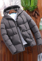 Winter Men'S Cotton Padded Clothing Slim Trend Cotton Padded Jacket Coat
