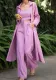 Fall Winter Women'S Chic Trousers Shirt Strap Tank Straight Pants Three-Piece Set