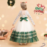 Children'S Dress Princess Tutu Dress Lace Long Medium And Big Children'S Christmas Costumes