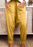 Autumn Casual Pants Fashion Lace Up Harem Pants Women'S Trousers