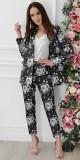 Autumn Suit Street Hipster Women'S Long-Sleeved Fashion Blazer Trousers Two Piece Set