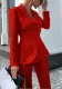 Autumn And Winter Women'S Polka Dot Long-Sleeved Blazer Pants Two-Piece Set