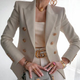 Women'S Solid Color Fashion Casual Blazer Jacket