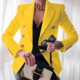 Women'S Solid Color Fashion Casual Blazer Jacket