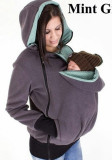 Women Fall/Winter 3-in-1 Multifunctional Mom Kangaroo Hoodies Coat