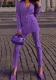 Fall Winter Women'S Fashion Chic Long Sleeve Blazer Jumpsuit Two Piece Suit