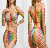 Multi-Color Sexy Lingerie Women'S Sexy See-Through Sexy Fishnet Clothes