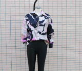 Autumn And Winter Printed Loose Shirt Tops