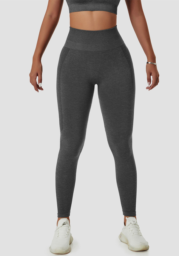 Seamless Yoga Pants Cycling Running Tight Fitting Sports Pants Women's High Waist Stretch Butt Lift Gym Pants