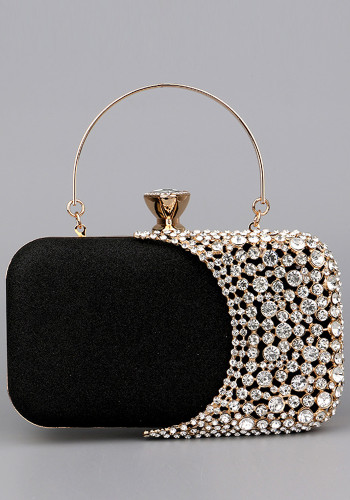 Frauen Vintage Perlen Clutch Abendtasche