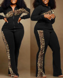 Women Printed Long Sleeve Top and Pant Two Piece