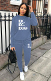Fall Winter Women's Printed Casual Tracksuit