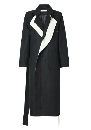 Trench-coat long vintage pour femme