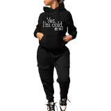 Women Casual Hoodies and Pant Two Piece