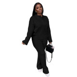 Women Casual Long Sleeve Sweater and Pant Two Piece