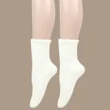 Women autumn and winter coral fleece socks