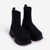 Women Casual Fall/Winter Stretch Socks Short Boots