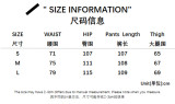 Fall Winter Women'S Style Street Patchwork Straight Casual Denim Trousers Jeans