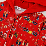 High-quality baby boys, girls, women's clothing, men's clothing, family one-piece Christmas pajamas