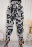 Women's Casual Sports Camouflage Basic Regular High Rise Pants