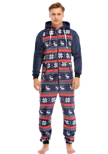 Pijama de franela para hombre de Navidad y Halloween