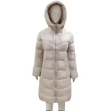 Winter Hooded Women'S Cotton Down Coat Women Long Slim Fit Cotton Padded Jacket Warm Women'S Coat