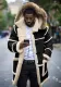 Men'S Side Pocketsolid Patchwork Casual Slim Fit Turndown Collar Hooded Winter Jacket